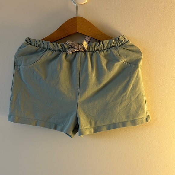 White Graphic Tank Top and Blue Shorts Set - Picture 3 of 3